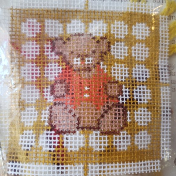 Stitch and Stuff Embroidery Ornament Kit - Teddy Bear - Red Shirt - Picture 5 of 5